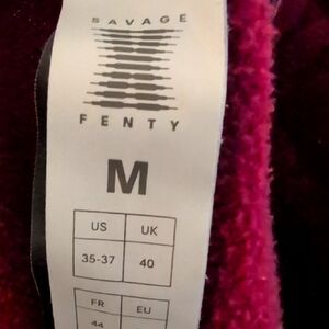 Savage X Fenty Deep Purple and Pink Wide Leg Sweatpants